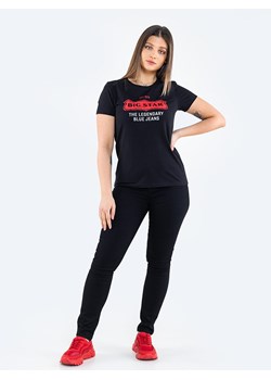 Koszulka damska z linii Authentic z logo BIG STAR czarna Rissmelna 906 ze sklepu Big Star w kategorii Bluzki damskie - zdjęcie 115850770