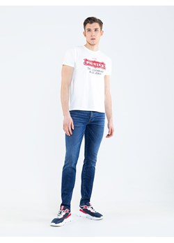 Koszulka męska z nadrukiem z linii Authentic biała Millaner 100 ze sklepu Big Star w kategorii T-shirty męskie - zdjęcie 115851232