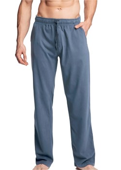 Męskie spodnie do piżamy Atlantic długie NMB 040 denim ze sklepu bodyciao w kategorii Piżamy męskie - zdjęcie 115915132