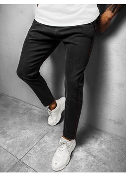Spodnie męskie czarne OZONEE B/7154Z ze sklepu ozonee.pl w kategorii Spodnie męskie - zdjęcie 116083042