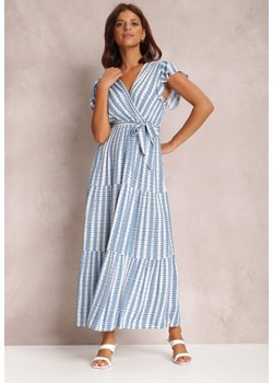 Niebieska Sukienka Ifamphei ze sklepu Renee odzież w kategorii Sukienki - zdjęcie 116162511