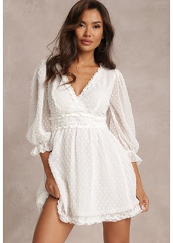 Biała Sukienka Thelaia ze sklepu Renee odzież w kategorii Sukienki - zdjęcie 116162531