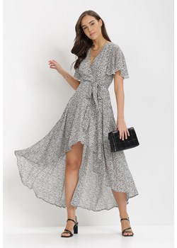 Czarno-Biała Sukienka Orethais ze sklepu Born2be Odzież w kategorii Sukienki - zdjęcie 116163253