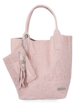 Shopper bag różowa Vittoria Gotti duża 