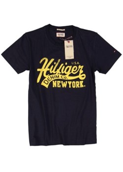 Tommy Hilfiger T-shirt Męski Regular Fit Black ze sklepu dewear.pl w kategorii T-shirty męskie - zdjęcie 116405351
