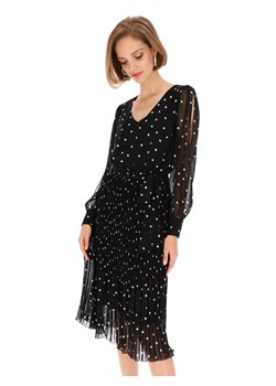Zwiewna sukienka z plisowanym dołem Potis & Verso Ofelia ze sklepu Eye For Fashion w kategorii Sukienki - zdjęcie 117377051