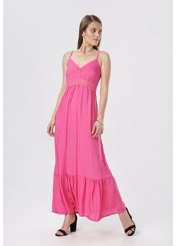 Fuksjowa Sukienka Criathyia ze sklepu Born2be Odzież w kategorii Sukienki - zdjęcie 117423833