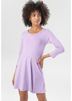 Jasnofioletowa Sukienka Eathenna ze sklepu Born2be Odzież w kategorii Sukienki - zdjęcie 117423933
