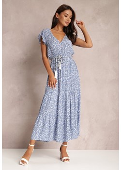 Niebieska Sukienka Tinuin ze sklepu Renee odzież w kategorii Sukienki - zdjęcie 117438760
