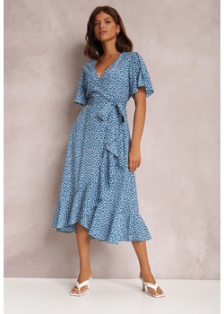 Niebieska Sukienka Zinano ze sklepu Renee odzież w kategorii Sukienki - zdjęcie 117487142