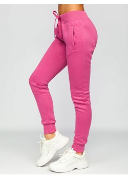Ciemnoróżowe spodnie dresowe damskie Denley CK-01 ze sklepu denley damskie w kategorii Spodnie damskie - zdjęcie 117511024