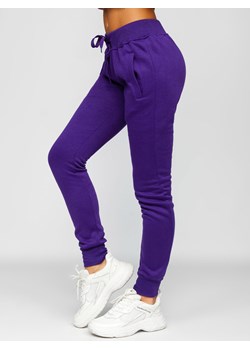 Fioletowe spodnie dresowe damskie Denley CK-01 ze sklepu denley damskie w kategorii Spodnie damskie - zdjęcie 117511030
