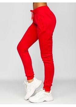 Czerwone spodnie dresowe damskie Denley CK-01 ze sklepu denley damskie w kategorii Spodnie damskie - zdjęcie 117511032