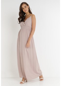 Beżowa Sukienka Cadole ze sklepu Born2be Odzież w kategorii Sukienki - zdjęcie 117531464