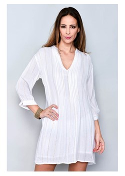H.H.G. Sukienka w kolorze białym ze wzorem ze sklepu Limango Polska w kategorii Sukienki - zdjęcie 117562450