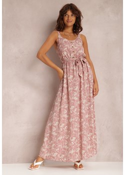 Różowa Sukienka Zixasto ze sklepu Renee odzież w kategorii Sukienki - zdjęcie 117672124
