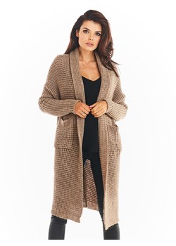 Awama Kardigan w kolorze beżowym ze sklepu Limango Polska w kategorii Swetry damskie - zdjęcie 117728330