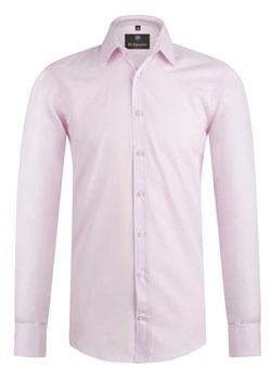 koszula męska salzburg light rose classic  di selentino różowa ze sklepu Royal Shop w kategorii Koszule męskie - zdjęcie 117864002