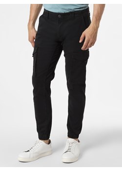 Jack & Jones Spodnie Mężczyźni Bawełna czarny jednolity ze sklepu vangraaf w kategorii Spodnie męskie - zdjęcie 118066084