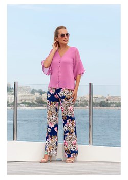 Bleu d&apos;Azur Bluzka &quot;Paris&quot; w kolorze różowym ze sklepu Limango Polska w kategorii Bluzki damskie - zdjęcie 118123750