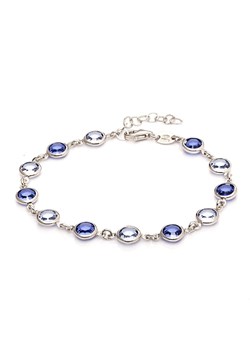 bransoletka z kryształami srebrna ze sklepu ANIA KRUK w kategorii Bransoletki - zdjęcie 118321362