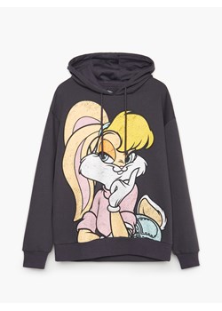 Cropp - Bluza z kapturem Lola Bunny - szary ze sklepu Cropp w kategorii Bluzy damskie - zdjęcie 118468830