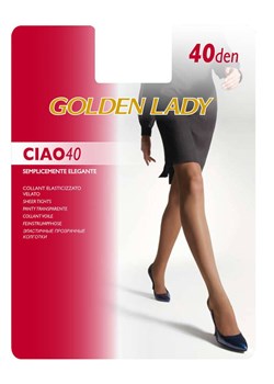 Rajstopy Golden Lady Ciao 40DEN Camoscio jasny brąz ze sklepu piubiu_pl w kategorii Rajstopy - zdjęcie 118477561
