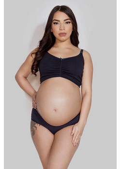 Majtki ciążowe bawełniane Mitex Mama panty granatowe ze sklepu piubiu_pl w kategorii Bielizna ciążowa - zdjęcie 118480424