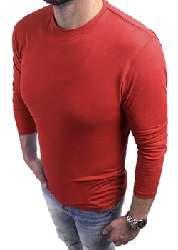 Bluza męska bez kaptura  JL4 - czerwona ze sklepu Risardi w kategorii Bluzy męskie - zdjęcie 118604661