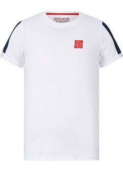 T-shirt chłopięce biały Retour bawełniany 
