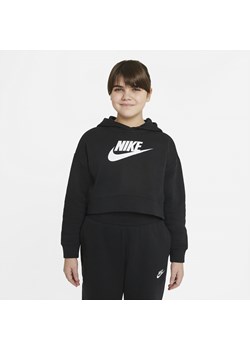 Czarna bluza dziewczęca Nike z napisem 
