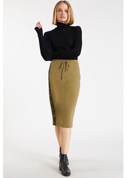 Bawełniana spódnica ze wstawkami ze sklepu MONNARI w kategorii Spódnice - zdjęcie 118735184