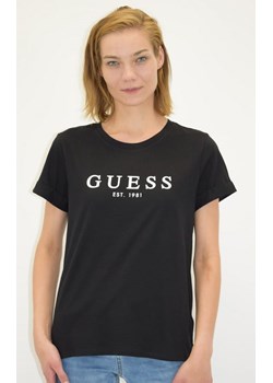 t-shirt damski guess w0gi69 r8g01 czarny ze sklepu Royal Shop w kategorii Bluzki damskie - zdjęcie 119061420