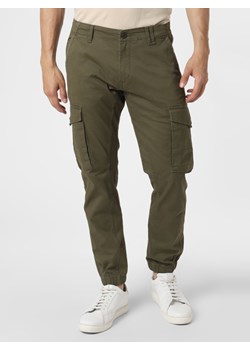 Jack & Jones Spodnie Mężczyźni Bawełna oliwkowy jednolity ze sklepu vangraaf w kategorii Spodnie męskie - zdjęcie 119094903