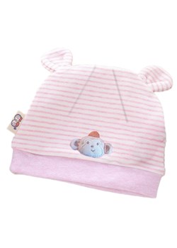 1 kIDS czapeczka niemowlęca z uszkami różowa ze sklepu Świat Bielizny w kategorii Opaski dziecięce - zdjęcie 119367780