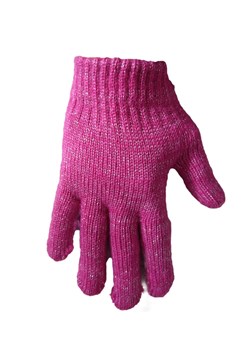 1 Kiddy rękawiczki 5-palczaste dziewczęce różowe ze srebrną nitką ze sklepu Świat Bielizny w kategorii Rękawiczki dziecięce - zdjęcie 119367781
