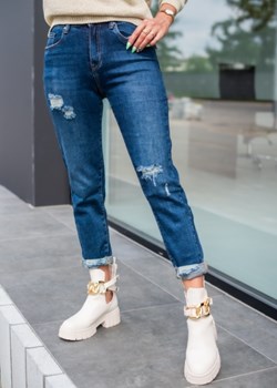 Spodnie jeansowe SH9282 ze sklepu Sklep Fason w kategorii Jeansy damskie - zdjęcie 119370930