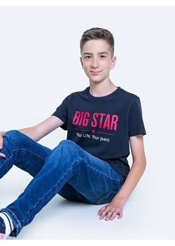 BIG STAR t-shirt chłopięce w nadruki bawełniany 
