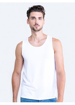 Koszulka męska bez rękawów biała Dero 101 ze sklepu Big Star w kategorii T-shirty męskie - zdjęcie 119595222