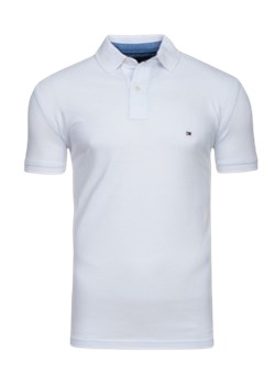 T-shirt męski Tommy Hilfiger casual biały z krótkim rękawem 