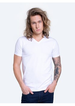Koszulka męska v-neck z bawełny supima Supiclassicov 101 ze sklepu Big Star w kategorii T-shirty męskie - zdjęcie 119729664