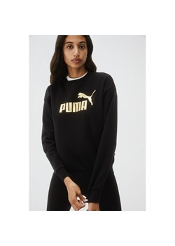 Bluza damska Puma z napisami czarna sportowa 