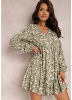 Zielona Sukienka Hellochis ze sklepu Renee odzież w kategorii Sukienki - zdjęcie 120013650