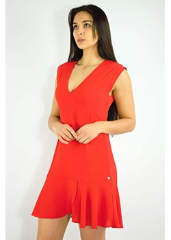 sukienka  damska pepe jeans czerwona ze sklepu Royal Shop w kategorii Sukienki - zdjęcie 120138300