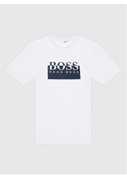 T-shirt chłopięce BOSS HUGO biały 