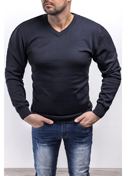Sweter męski 2200 - kobaltowy ze sklepu Risardi w kategorii Swetry męskie - zdjęcie 120320242