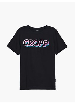 Cropp - Koszulka z nadrukiem Cropp - czarny ze sklepu Cropp w kategorii T-shirty męskie - zdjęcie 120435810