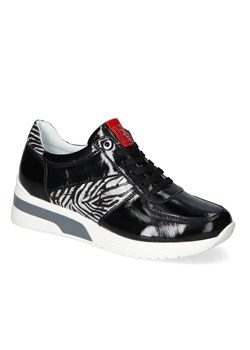Sneakersy Arka BI6007/1974+2044+2206 Czarne Zebra Arka BI6007/1974+2044+2206 Czarne Zebra ze sklepu Arturo-obuwie w kategorii Buty sportowe damskie - zdjęcie 120442852