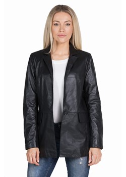 Damska kurtka skórzana, płaszcz STELLA black ze sklepu David Ryan w kategorii Kurtki damskie - zdjęcie 120501061