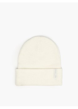 Cropp - Czapka beanie - biały ze sklepu Cropp w kategorii Czapki zimowe męskie - zdjęcie 120551623